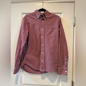 Banana Republic Red Plaid Men's Shirt